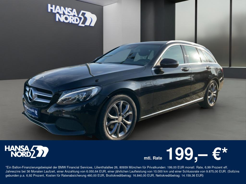 Mercedes-Benz C 180 T Avantgarde LED NAVI SHZ PTS KLIMA 17"