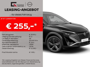 Nissan Leasingangebot: Nissan Qashqai TEKNA Automatik Winter/HUD/360°/LED