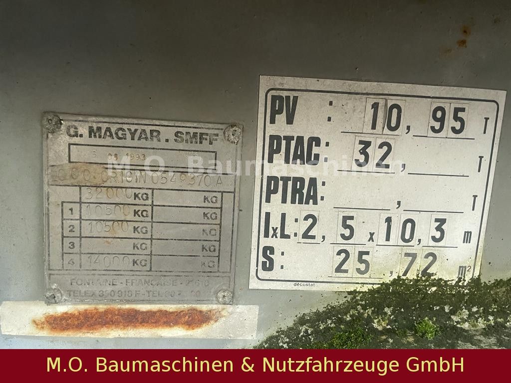 Fahrzeugabbildung Magyar SMFF / 32T / 15.000 Liter / SMG Bitumenkocher /