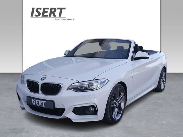 BMW 220i Cabrio M Sport A. +AHK+NAVI+RFK+XENON