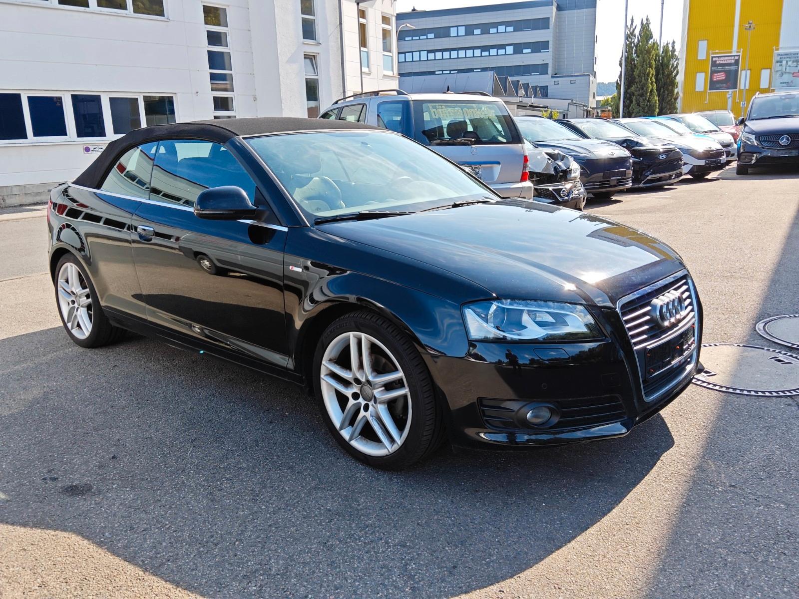 Audi A3 Cabriolet S line Sportpaket  plus Heckschaden
