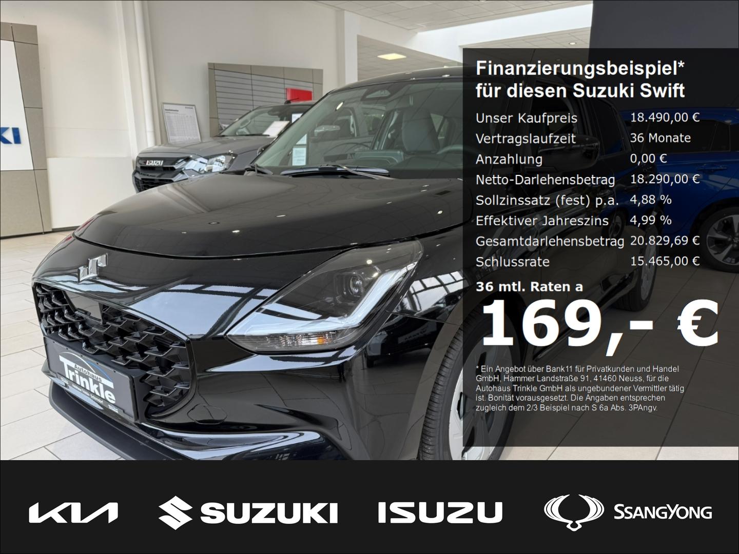 Suzuki Swift Comfort 149,- € OHNE ANZAHLUNG Navi LED DA