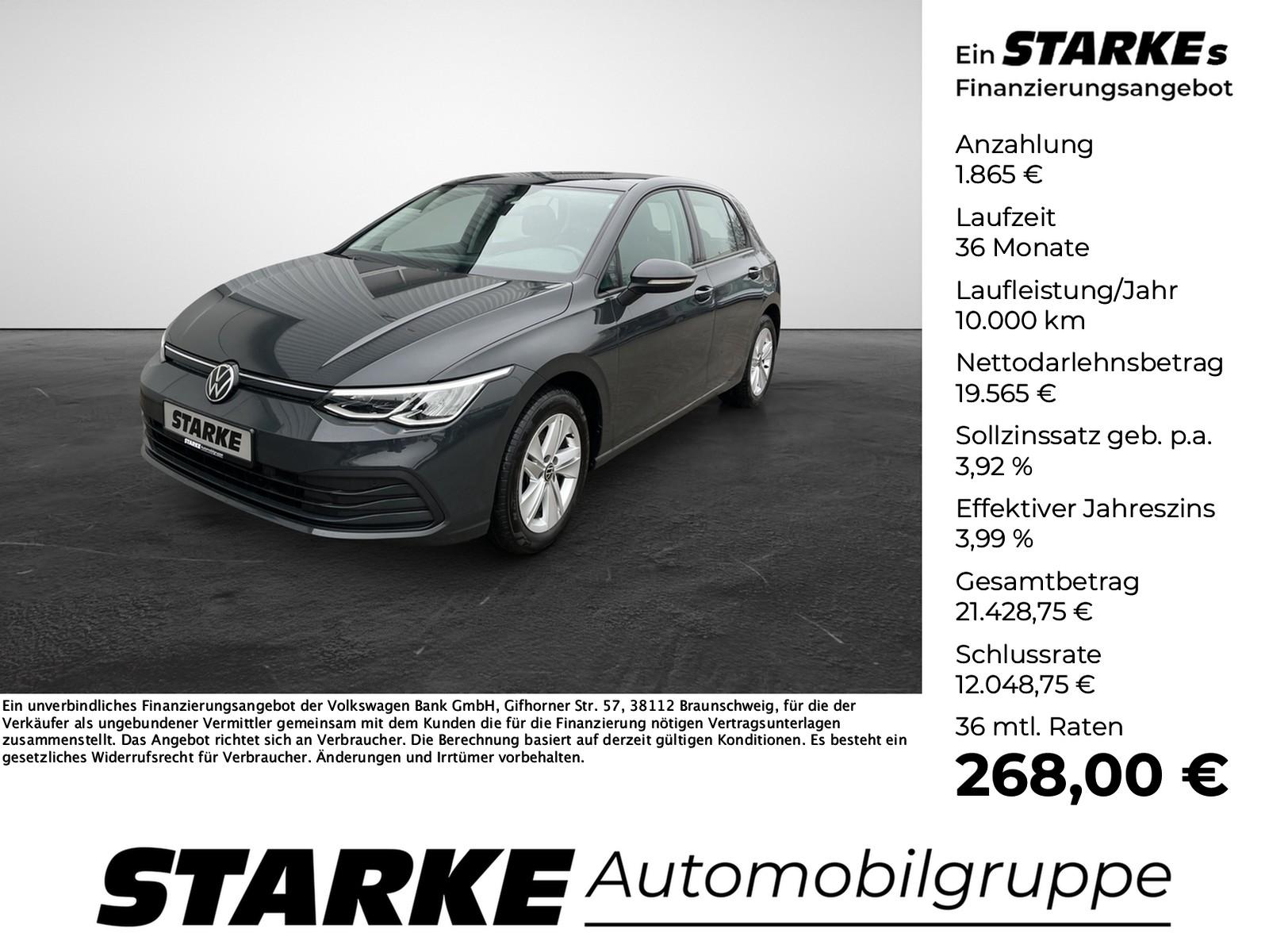 Volkswagen Golf 1.5 eTSI DSG Life  Panodach AHK Navi LED Sc