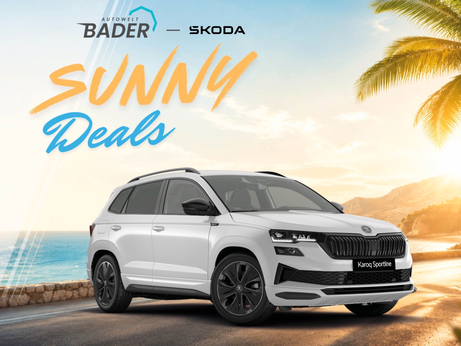 Skoda Karoq Sportl. 4x4 "Sunny Deals" AUTOWELT-BADER!