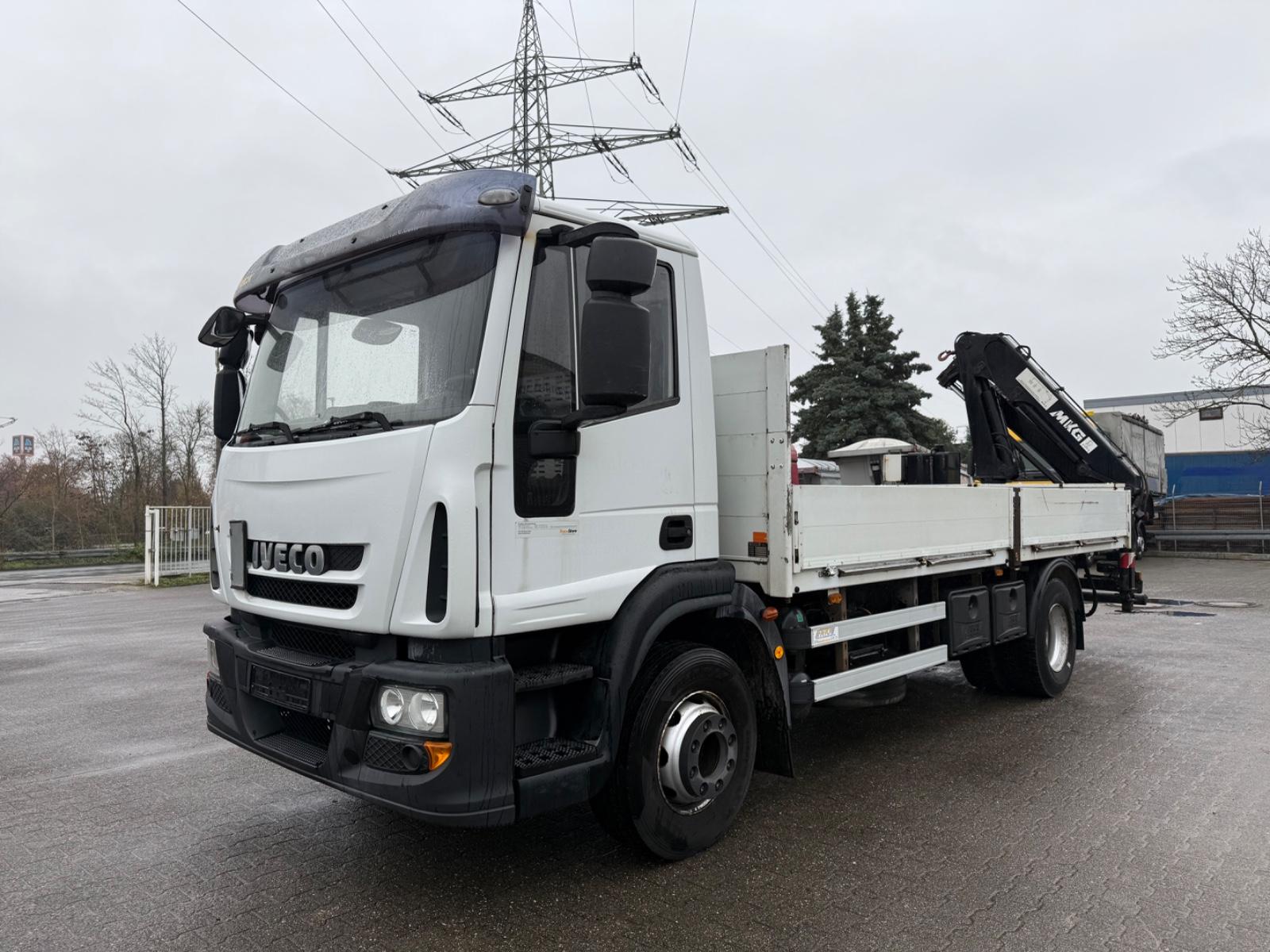 Iveco ML160E25 Pritsche mit Kran