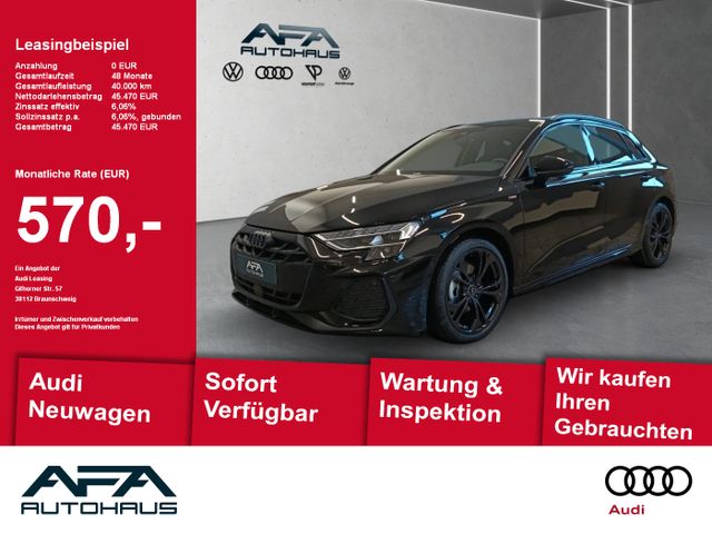 AUDI A3 Sportback 35 TDI S-Line Leder*opt.schwarz*LED