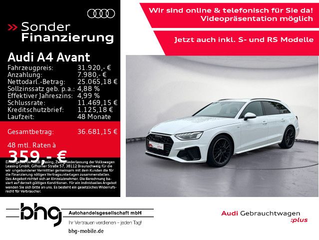 Audi A4 Avant 40 TDI S-line Matrix/ACC/Connect/AMI/As imagem 2