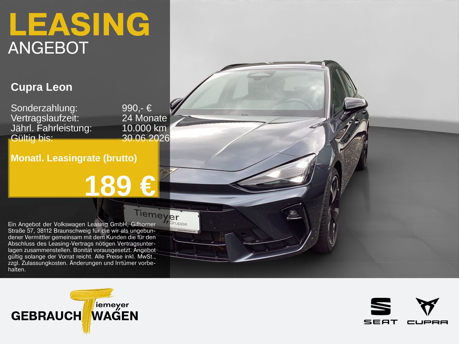 Cupra Leon Sportstourer 2.0 TDI DSG AHK KAMERA SUPERSP