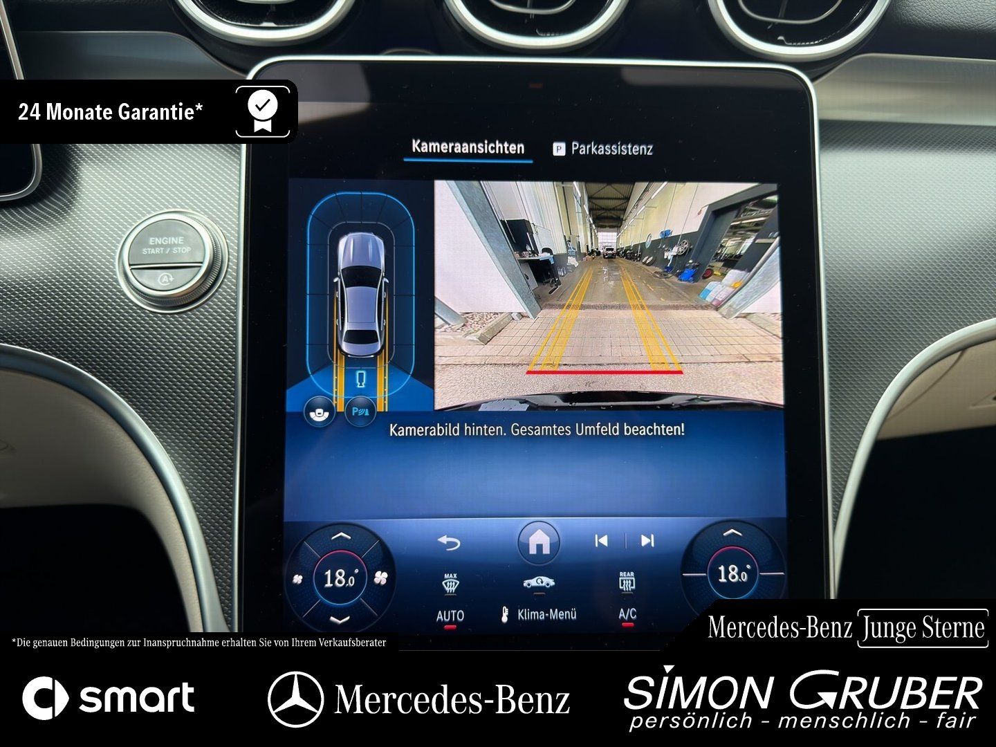 Fahrzeugabbildung Mercedes-Benz C 200 d Avantgarde Navi MBUX Kamera LED LRH 18Zo