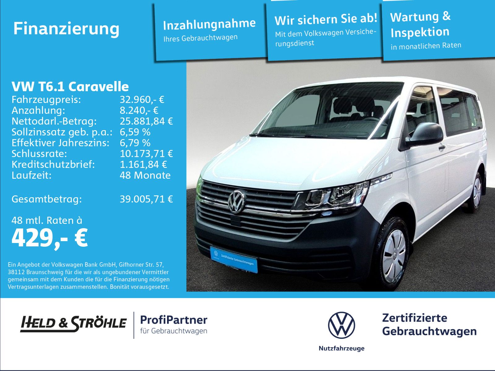 Volkswagen T6.1 Caravelle Trendline 2.0 TDI 9-SITZER PDC