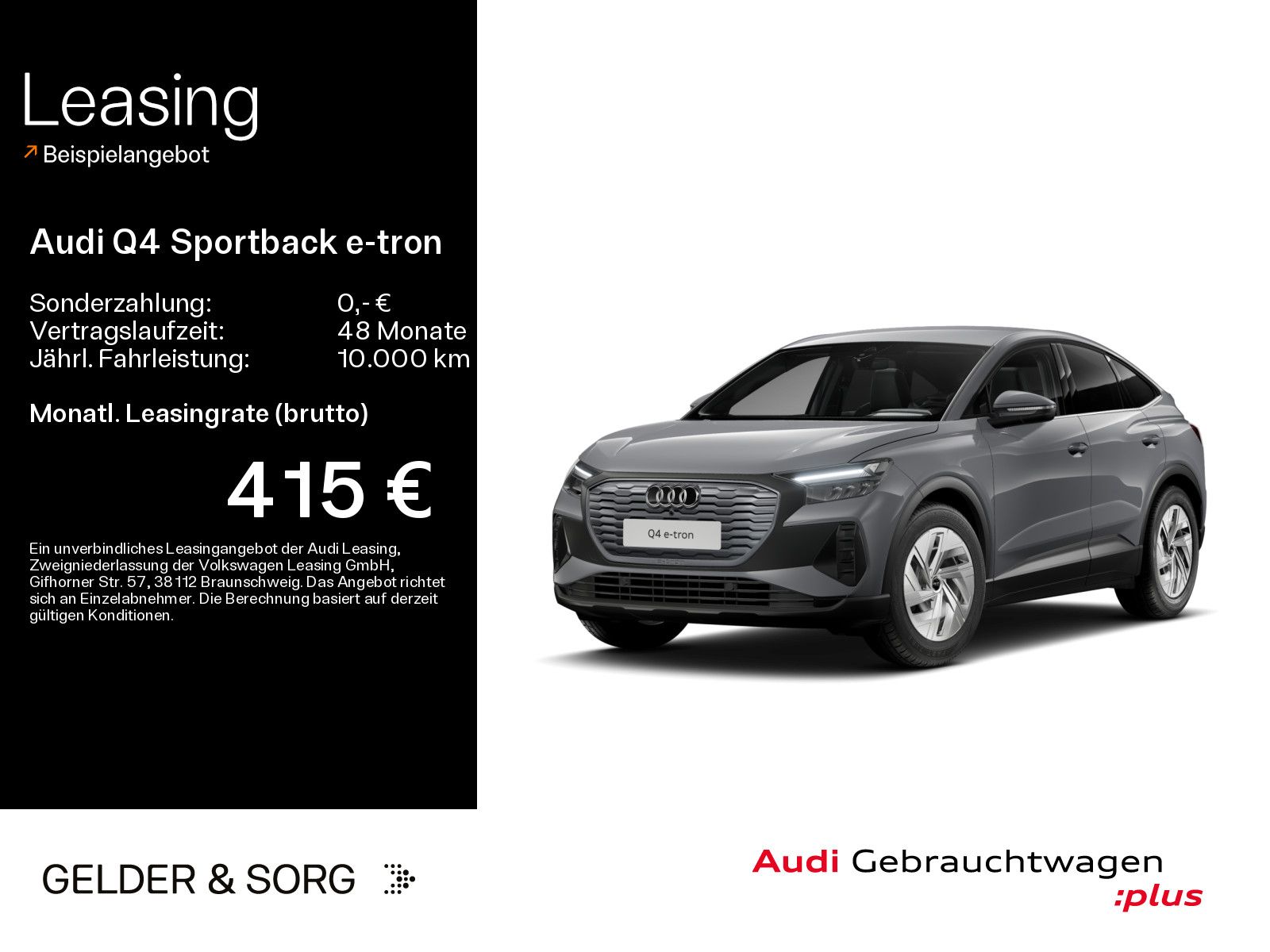 Audi Q4 Sportback e-tron 150 kW 415km/WLTP*LED*Sound
