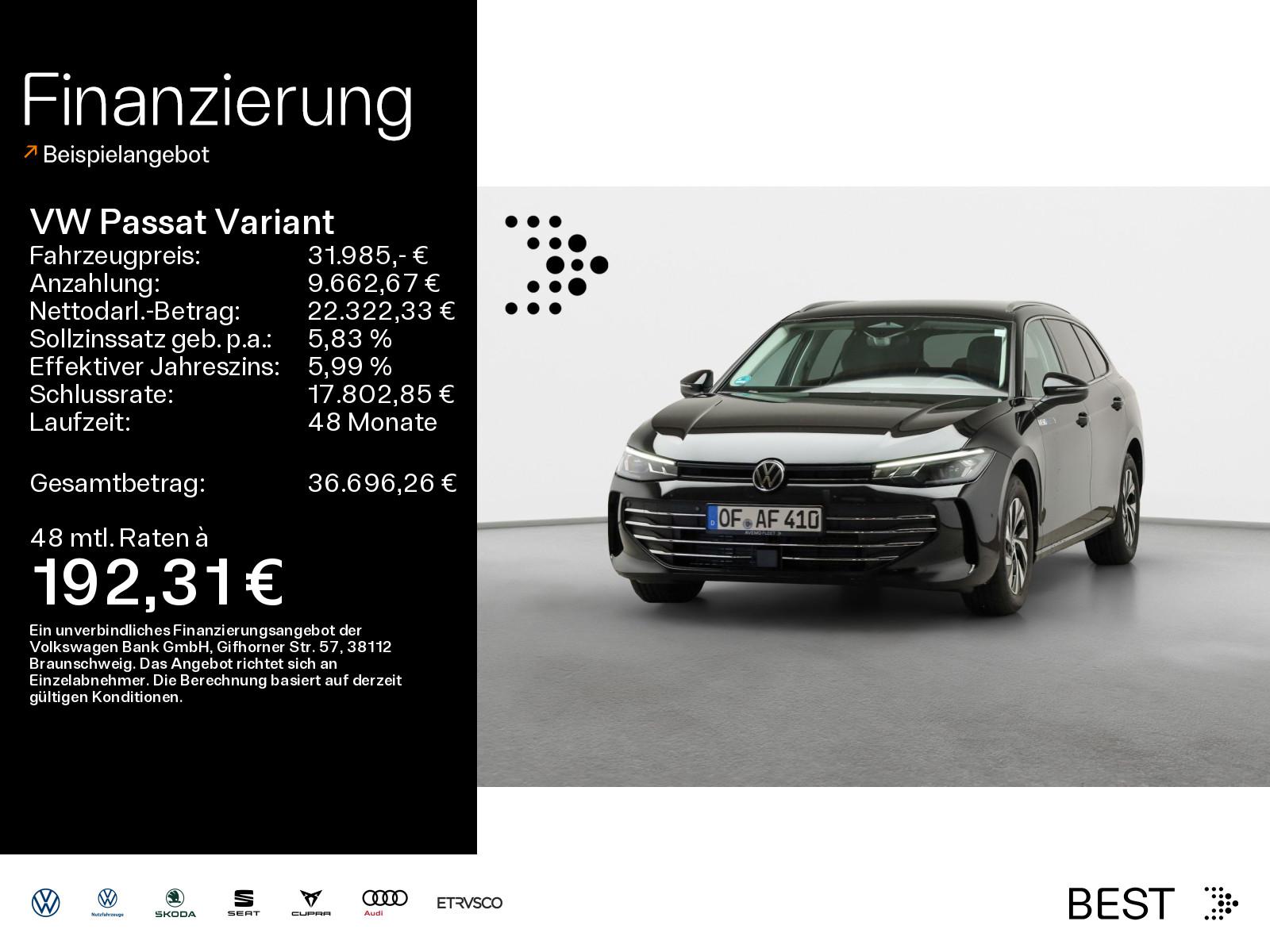 Volkswagen Passat Variant Business 2.0 l TDI 110 kW DSG
