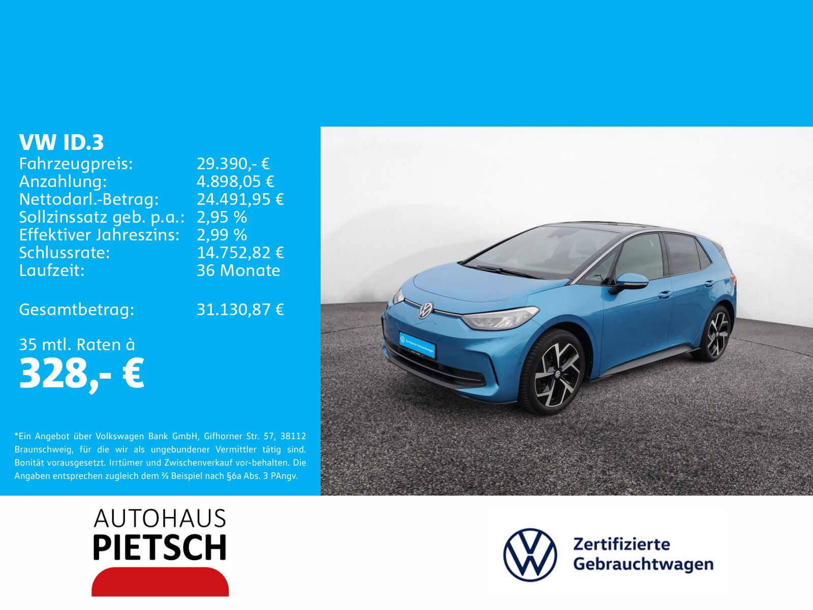 Volkswagen ID.3 Pro Move 58 kWh ACC Kamera Keyless Memory foto 2
