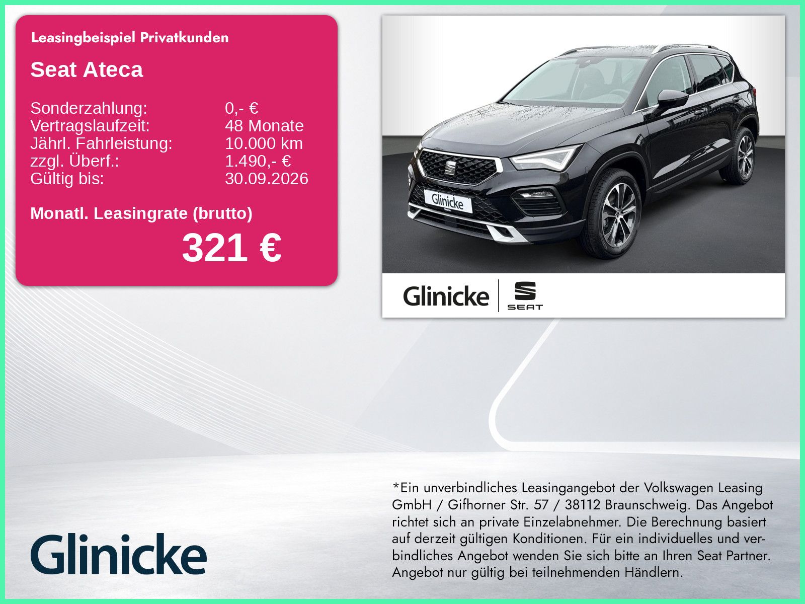 Seat Ateca Road Edition 1.5 TSI , RFK, KESSY, SHZ