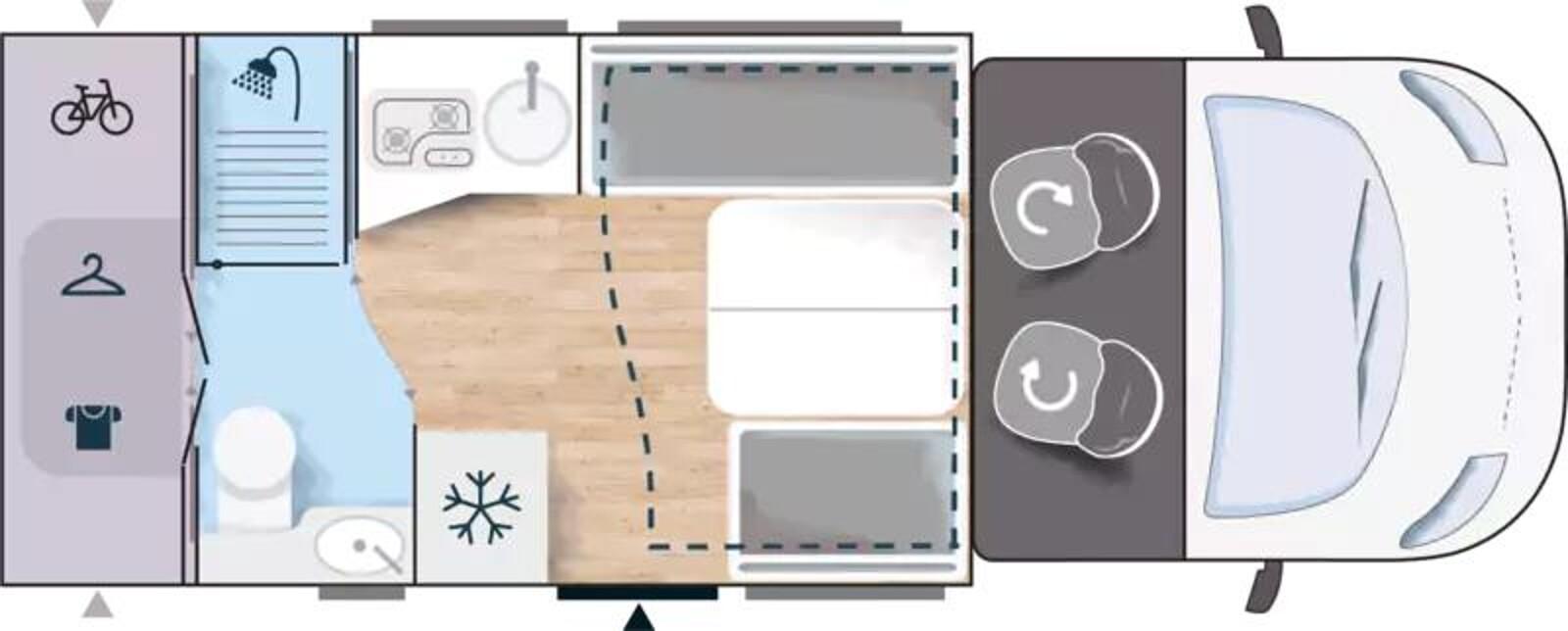 Challenger Teilintegriert 250 Etape |Solar|Markise|Connect