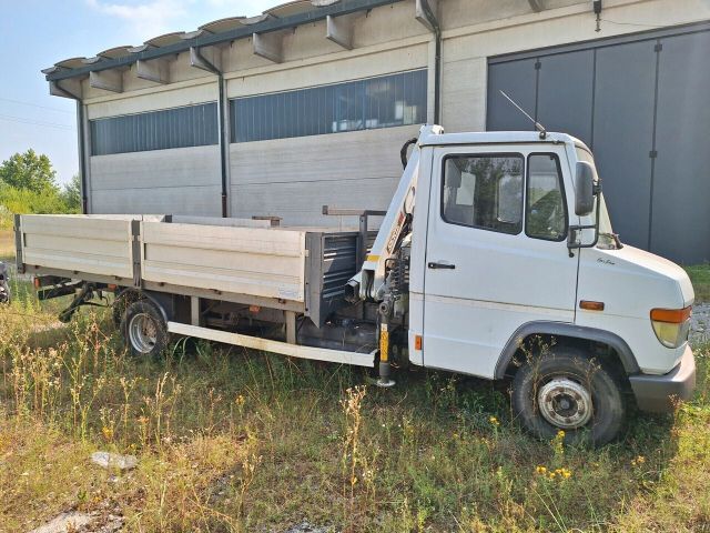 Altele Mercedes-benz Vario 612 Cassone fisso Gru Palfin