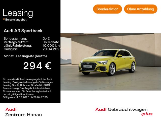 Audi A3 Sportback 40 TFSIe S-LINE*LED*AHK*VIRTUAL*NAV