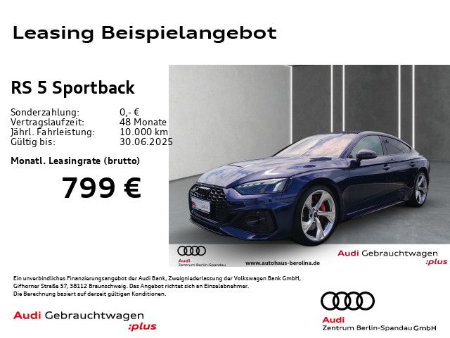 AUDI RS5 Sportback *MATRIX*HuD*360°*B&O*RS-AGA+*NAV+*