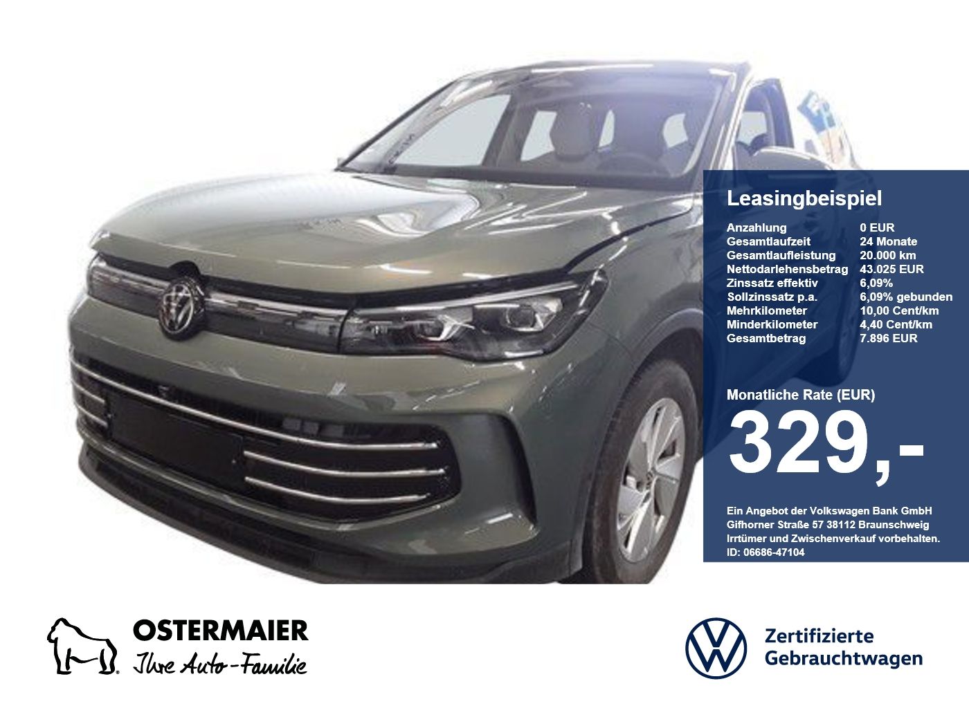 Volkswagen Tiguan ELEGANCE 1.5eTSI 204PS DSG HYBRID ACC.5J-