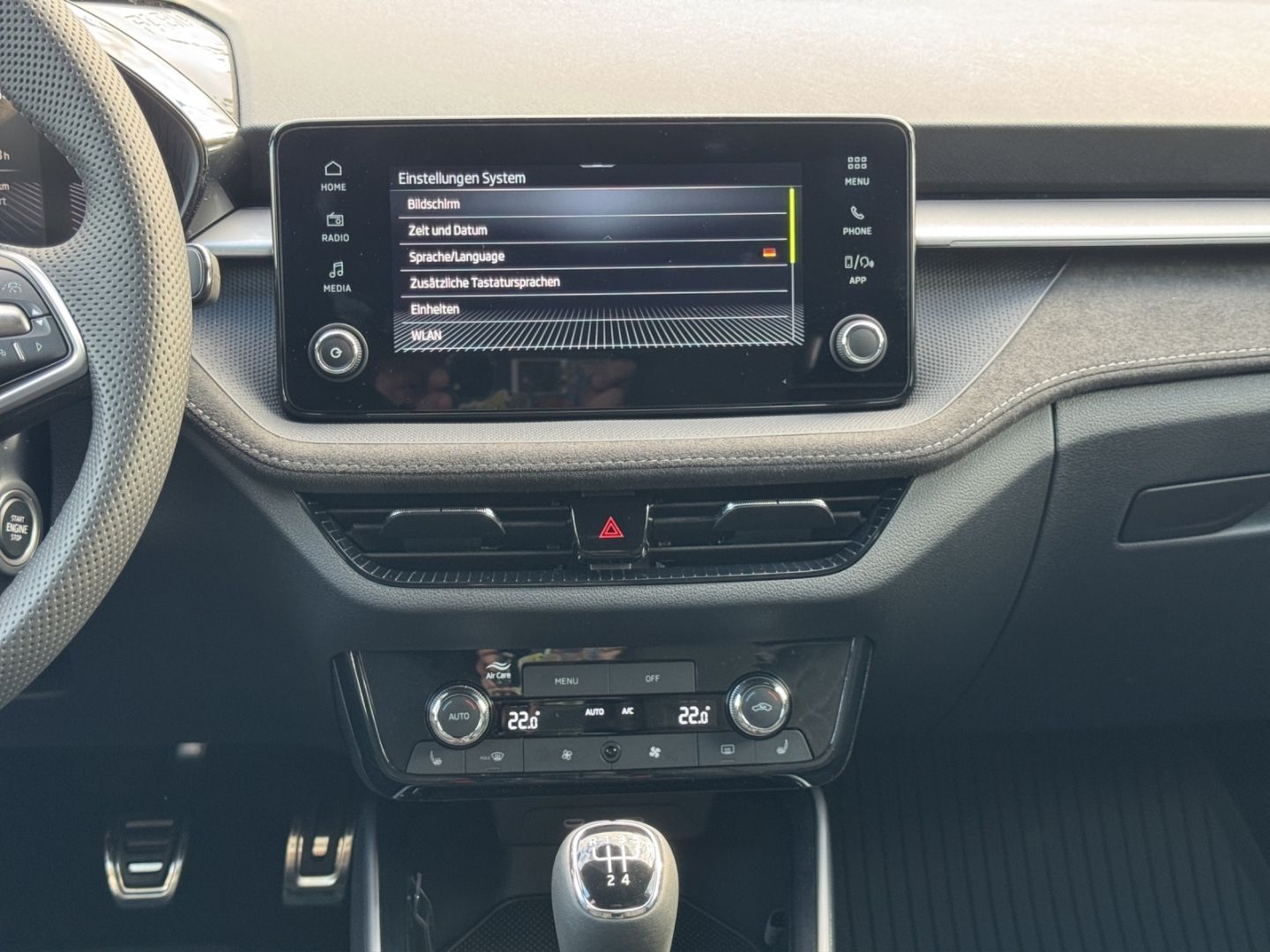 Fabia Selection LED Sperrdiff. ACC Apple CarPlay