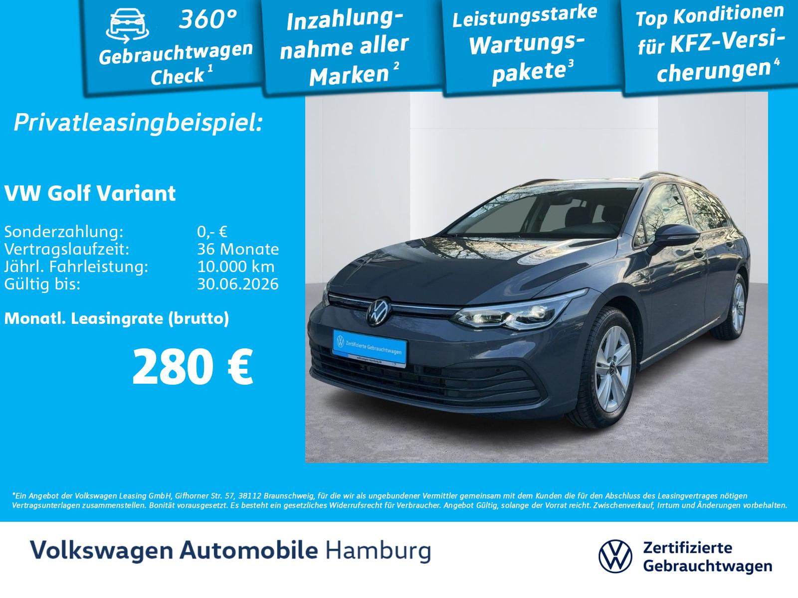 Volkswagen Golf VIII Variant 1.5 eTSI Life DSG AHK Navi