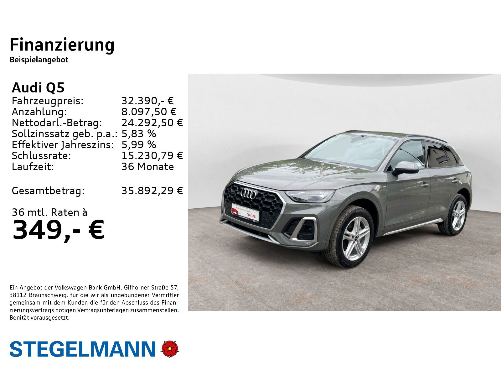 Audi Q5 40 TDI qu. S-tronic 2xS-Line *Head-Up*Kamera* imagem 2