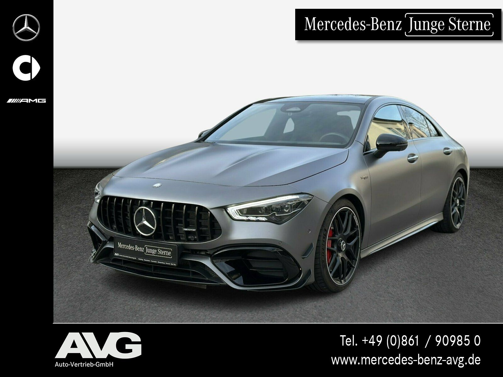 MERCEDES-BENZ CLA 45 S 4M+ AMG Aero DynP Pano Burm Night HUD 1