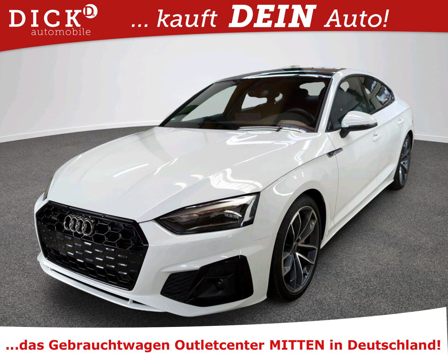 Fahrzeugabbildung Audi A5 SB 40d Quatt S Line LED/NAVI/PANO/B&O/SHZ/19"