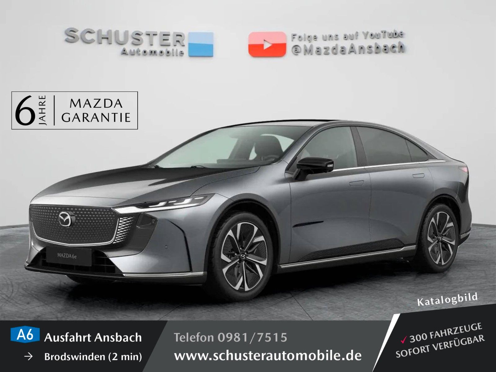 Mazda 6e EV Takumi LED/2-Zonen Klima/Head-Up Display