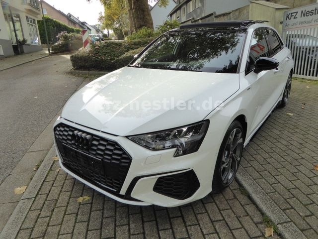 Audi A3 30 TDI Sportback/2x S Line/Pano/18"/Black