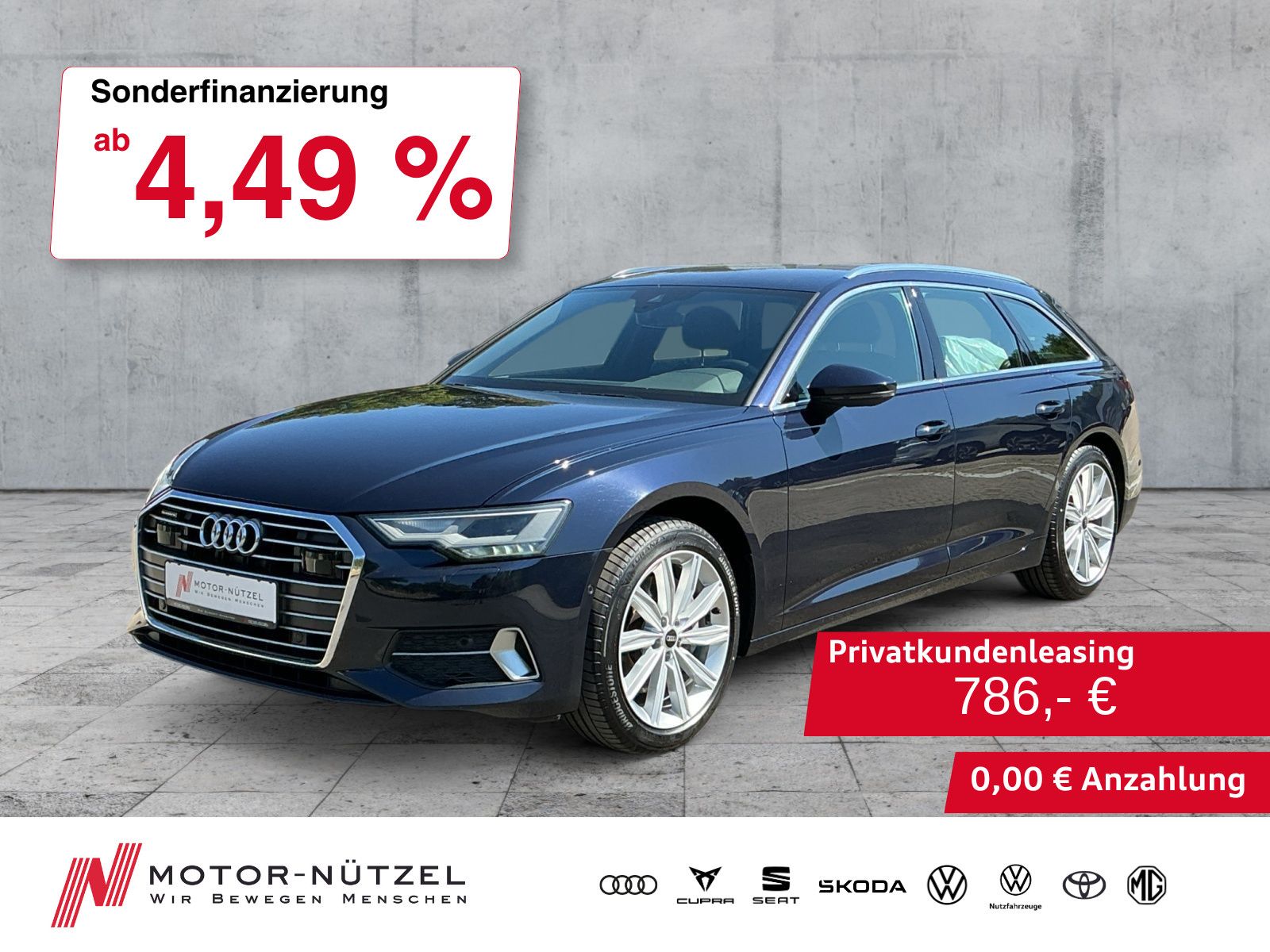 Audi A6 Avant 50 TDI QU SPORT LED+NAVI+RFK+ACC+19"LM