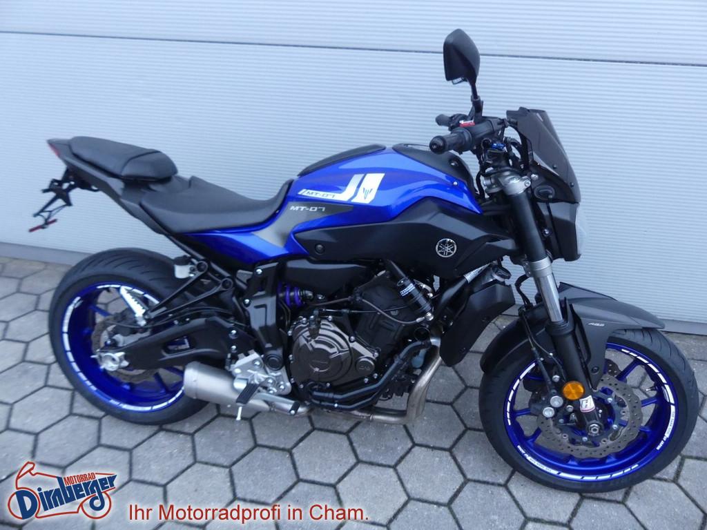 Yamaha MT-07 A2-Drossel Kennzeichenh Hyperpro Federbein