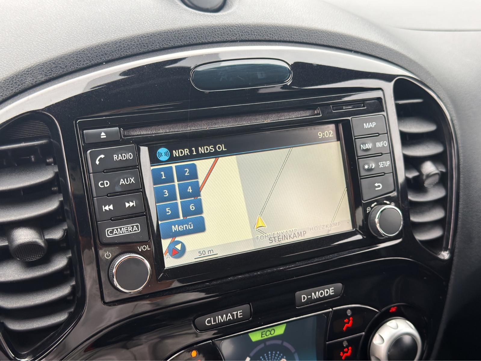 Nissan Juke 1.2 SITZH LED NAV KAM GJR TÜV+Insp. NEU 17'