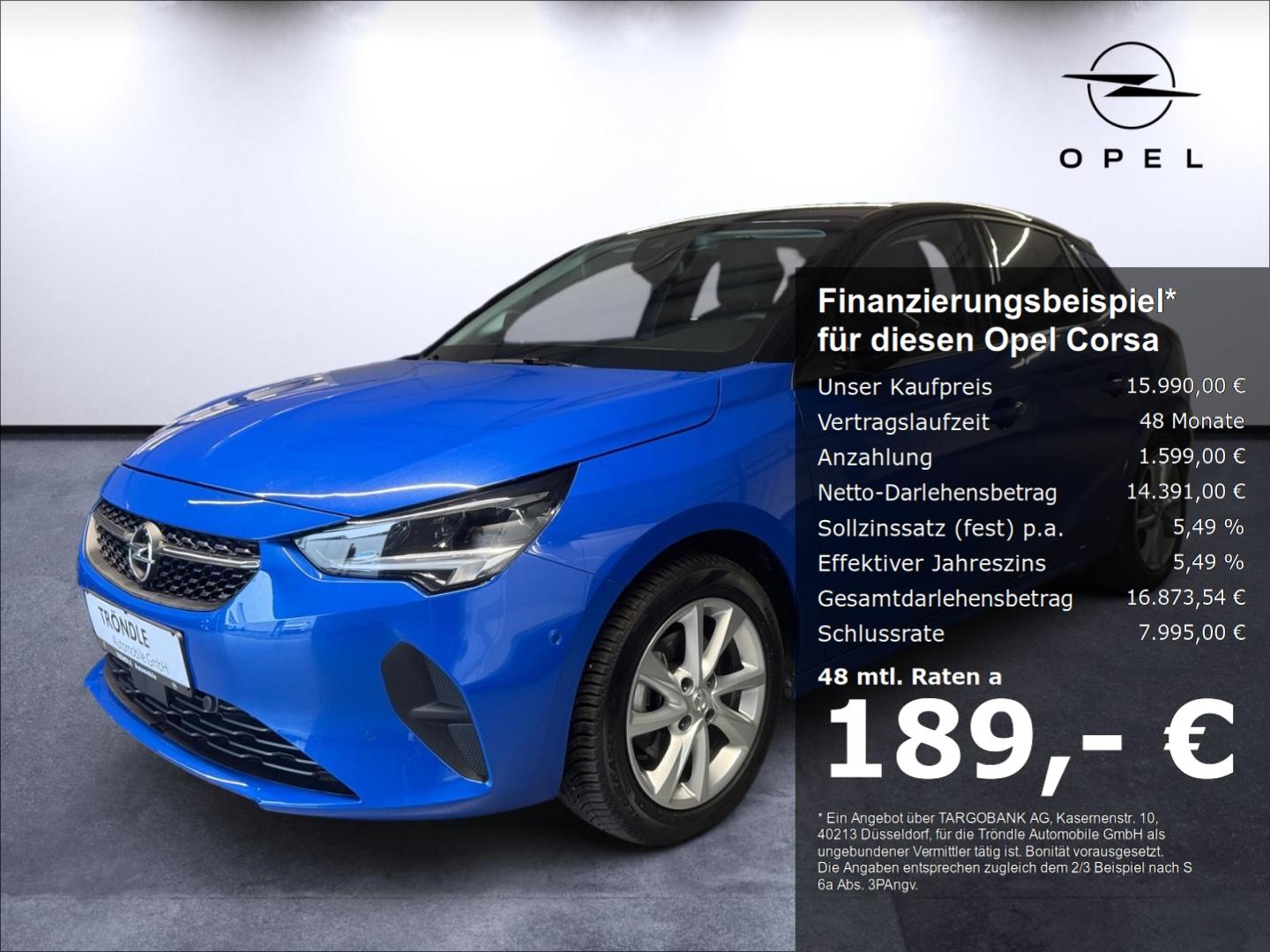 Opel Corsa Elegance LED ACC CarPlay Klimaautom DAB To