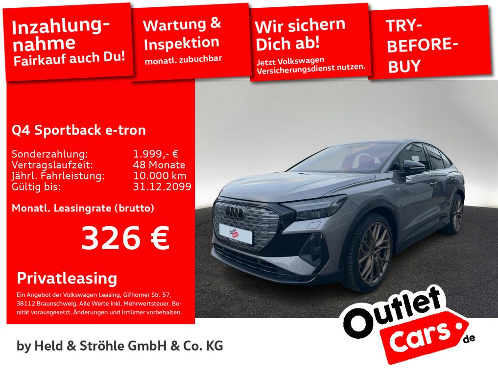 Audi Q4 Sportback e-tron 50 quattro S line PANO HuD