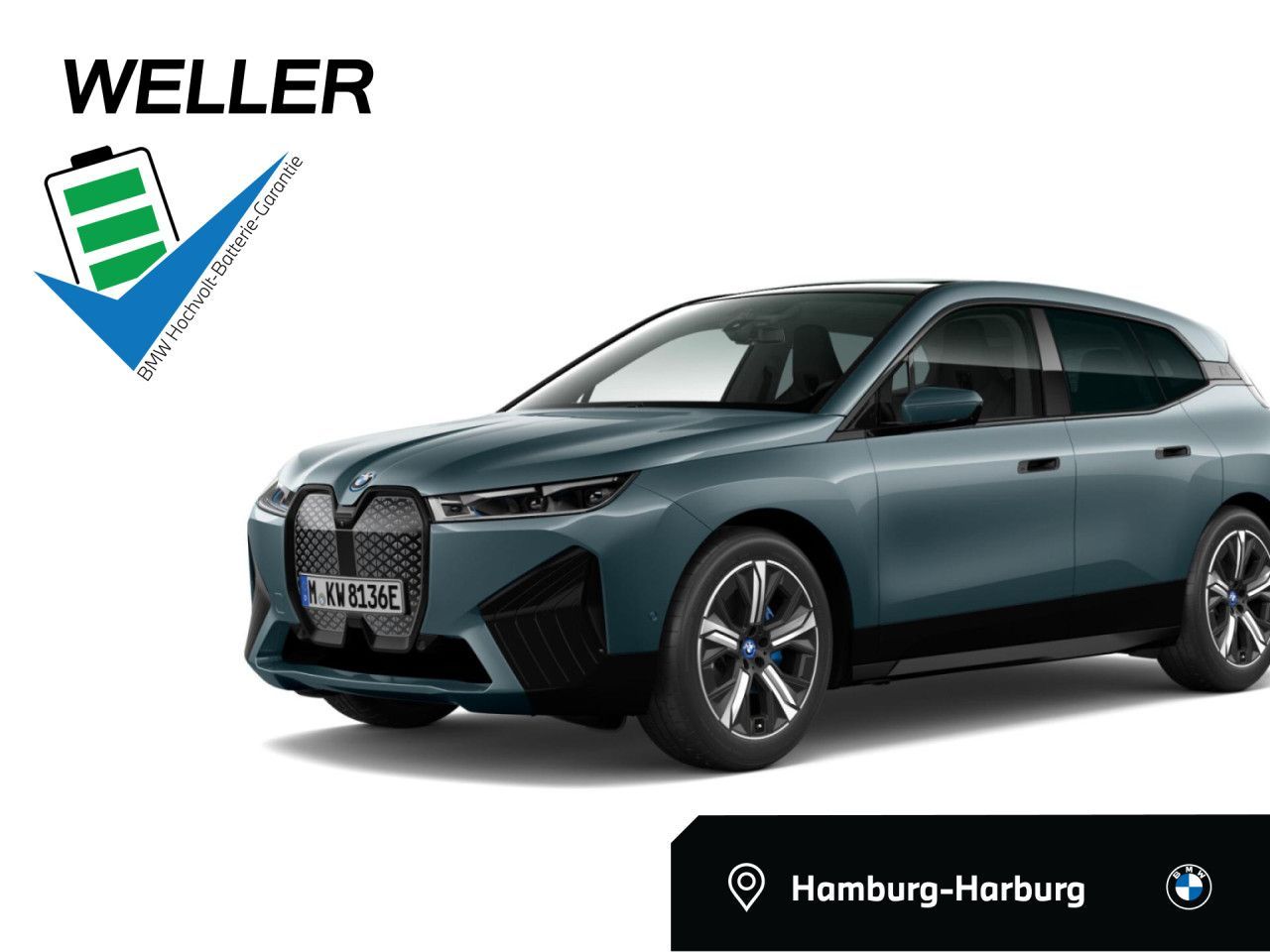 BMW iX xDr 40 Sport Laser,AHK,SkyL,Leas.o.Anz.479,-