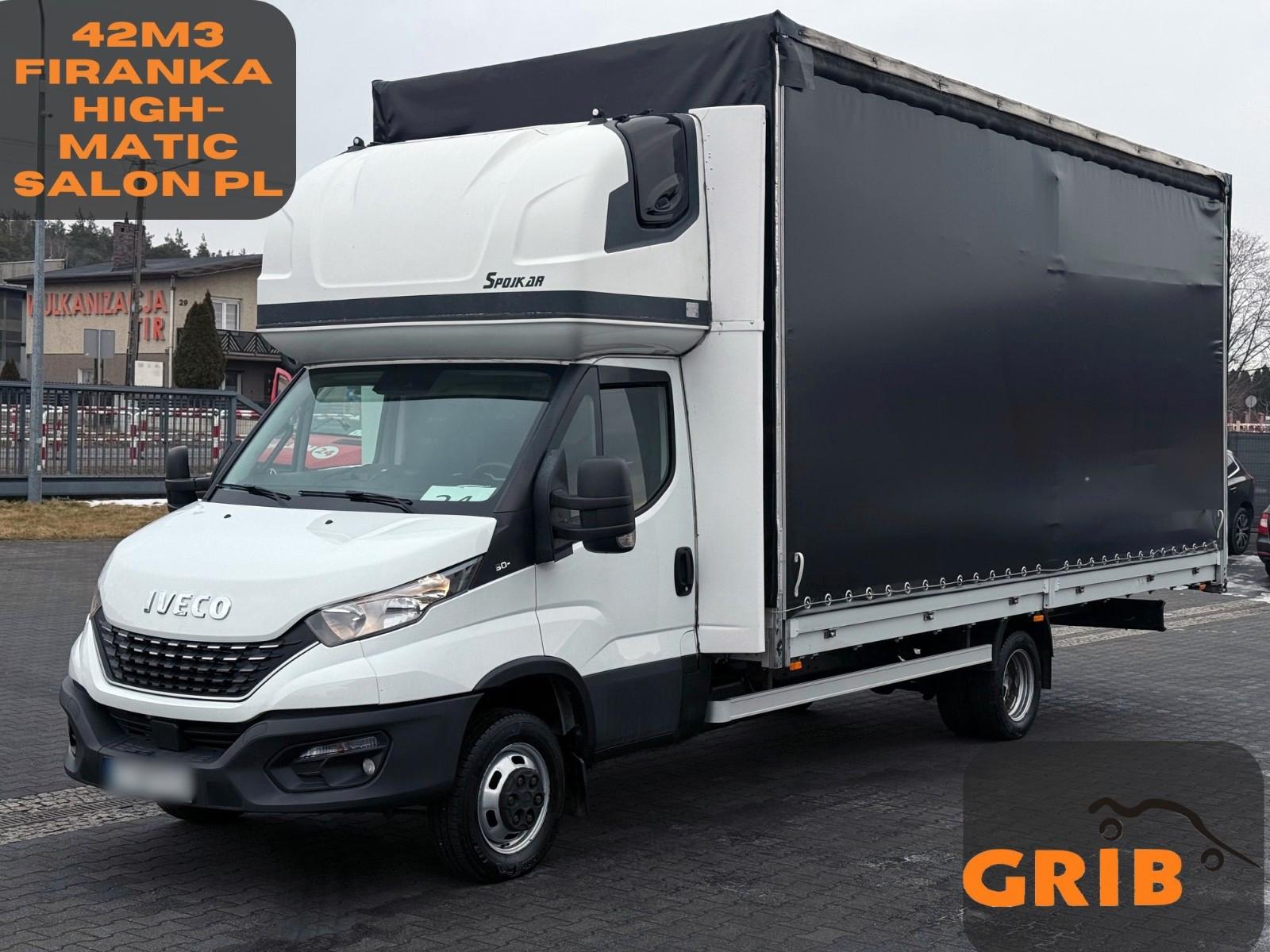 Iveco Daily 50C18 High-Matic Pritsche + Plane 42m3 Top