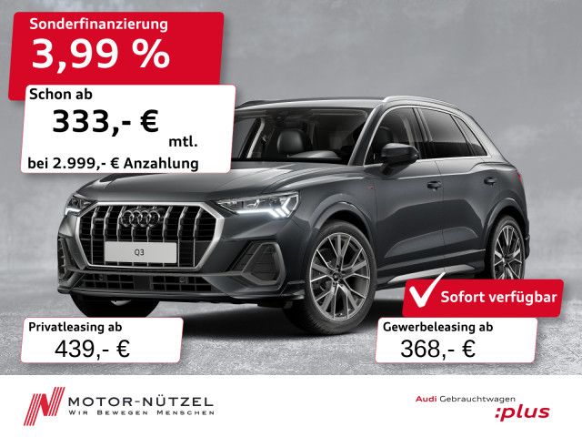 Q3 TFSI 180kW QU S-LINE LED+NAVI+2xPDC+AHK+20"LM