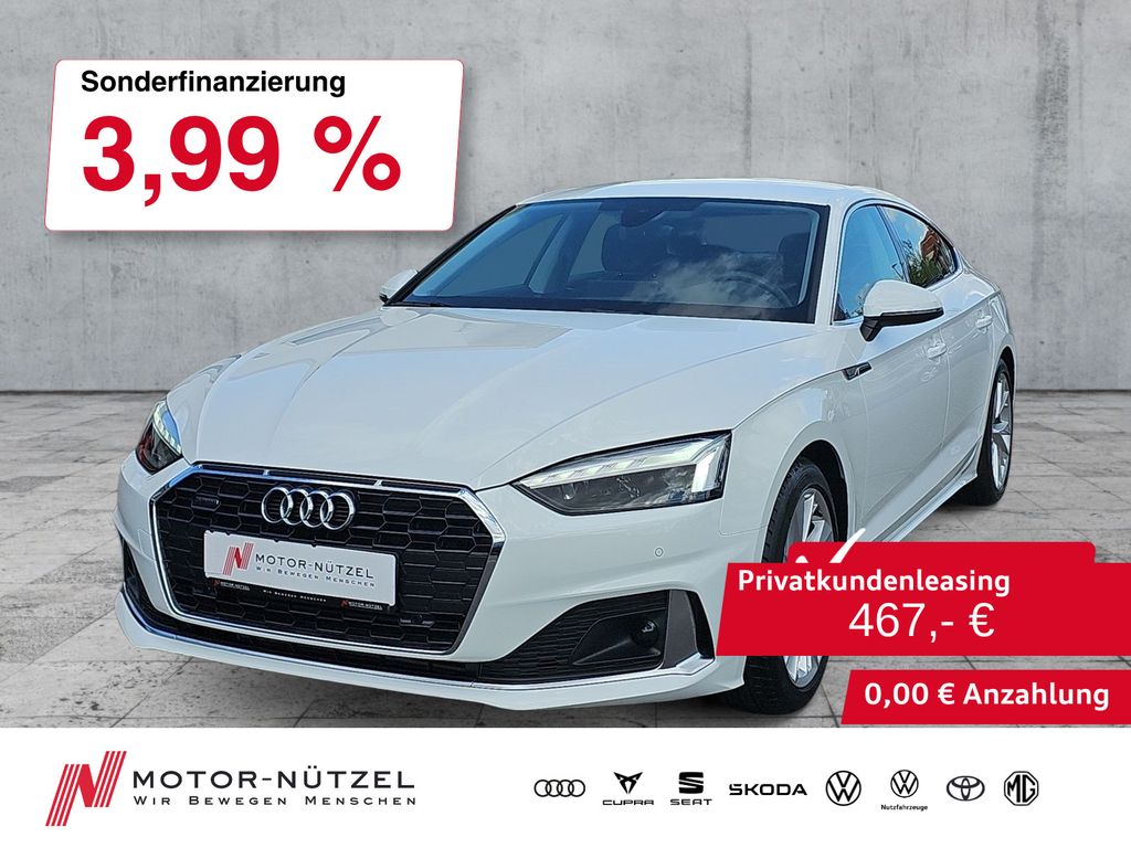 Abbildung Leasingangebot Audi A5 Sportback 40 TFSI QU S-TR ADVANCED MATRIX+RFK