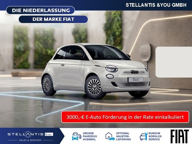 Fiat 500e Red Batterie 23,8 kWh