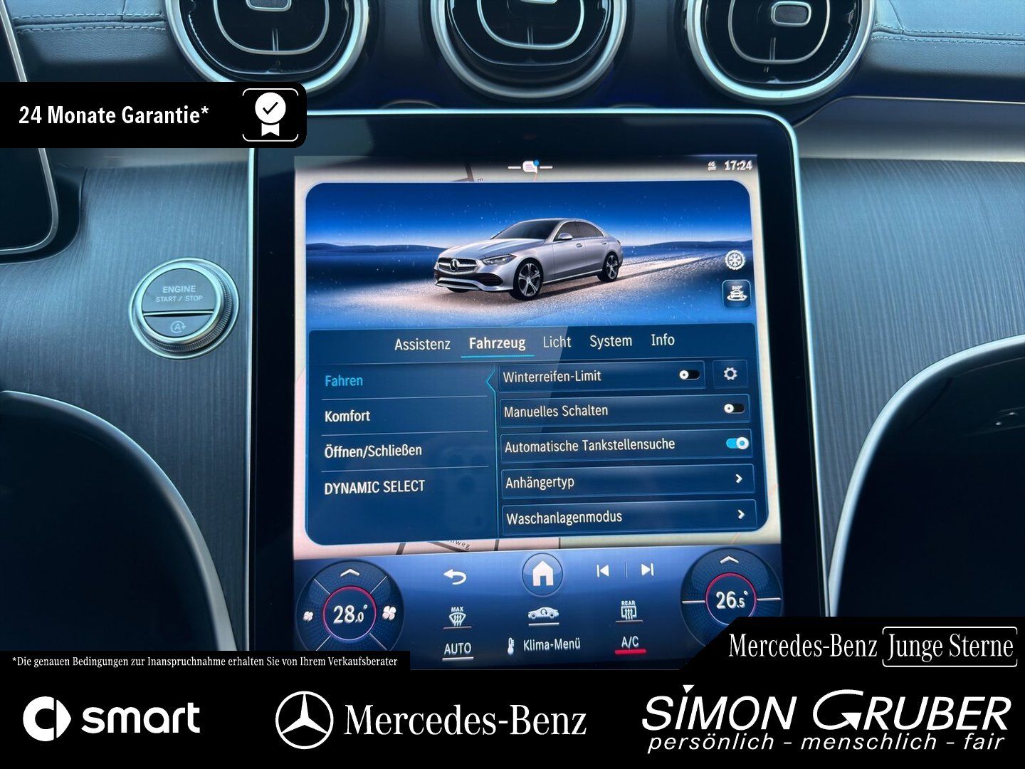 Fahrzeugabbildung Mercedes-Benz C 200 AMG Night Pano Ambi Memory AdSound 19Zoll