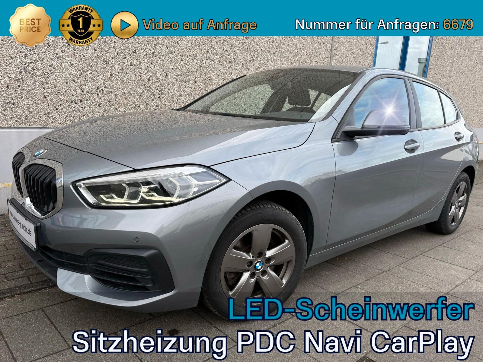 BMW 116i Advantage LED Scheinwerfer Navi CarPlay PDC