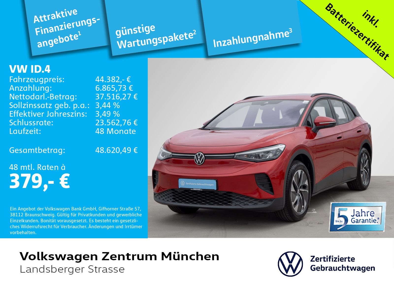 Volkswagen ID.4 Pro 210kW 82kWh WP AHK ACC CCS LED IQ.Drive foto 2
