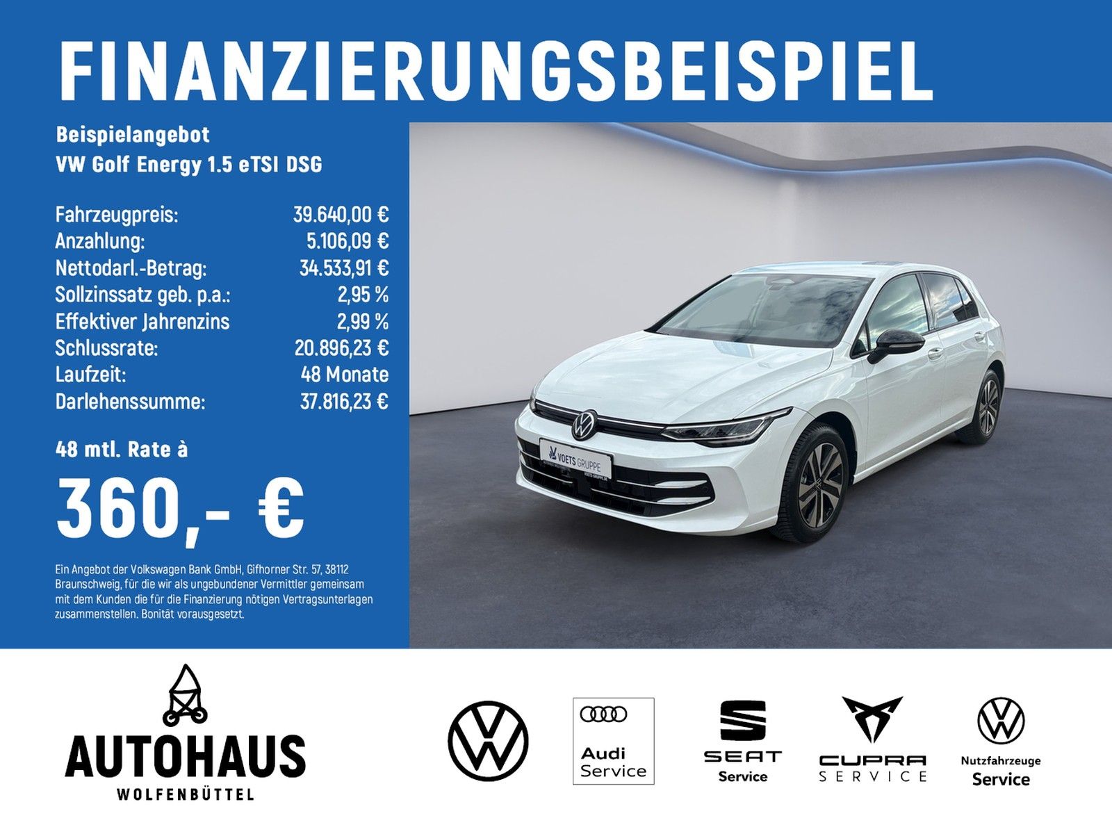 Volkswagen Golf Energy 1.5 eTSI DSG