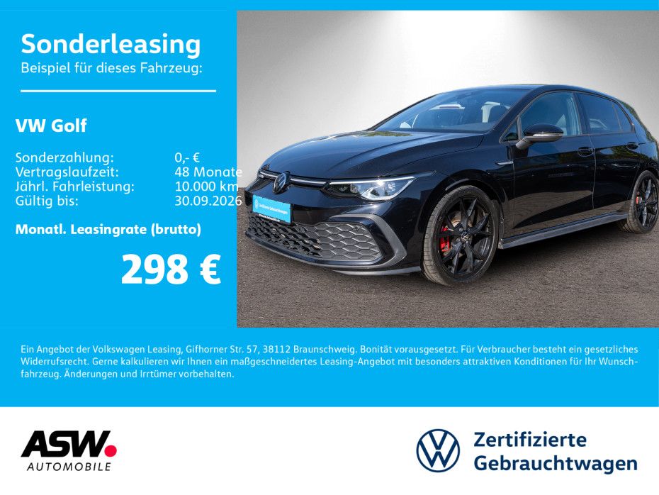 Abbildung Leasingangebot Volkswagen Golf GTD 2.0 TDI DSG LED NAVI ACC AHK BlackStyle