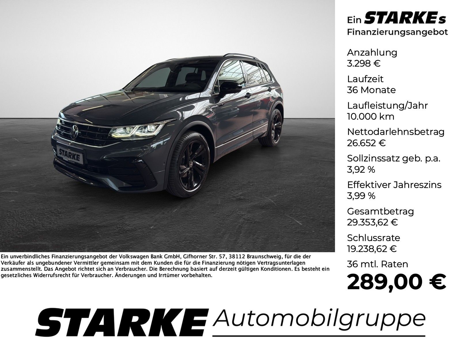 Volkswagen Tiguan 2.0 TDI DSG R-Line Black Style  HeadUp AH