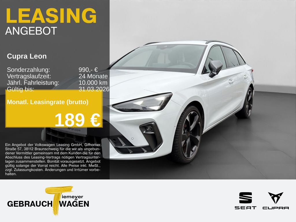 Cupra Leon Sportstourer 1.5 eTSI DSG SUPERSPORT KAMERA