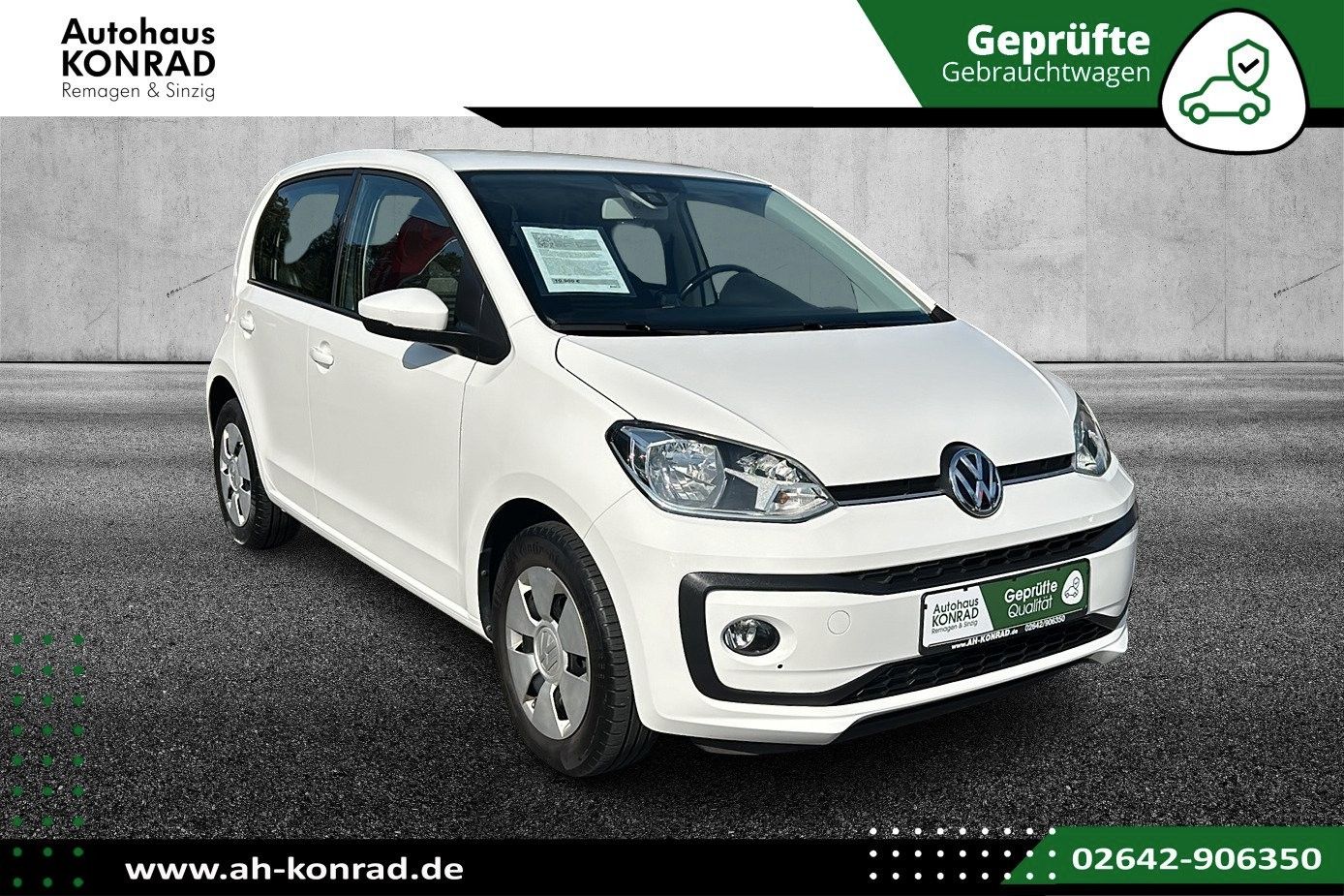 Fahrzeugabbildung Volkswagen up! move up! BMT+Bluetooth+PDC+4 Türen