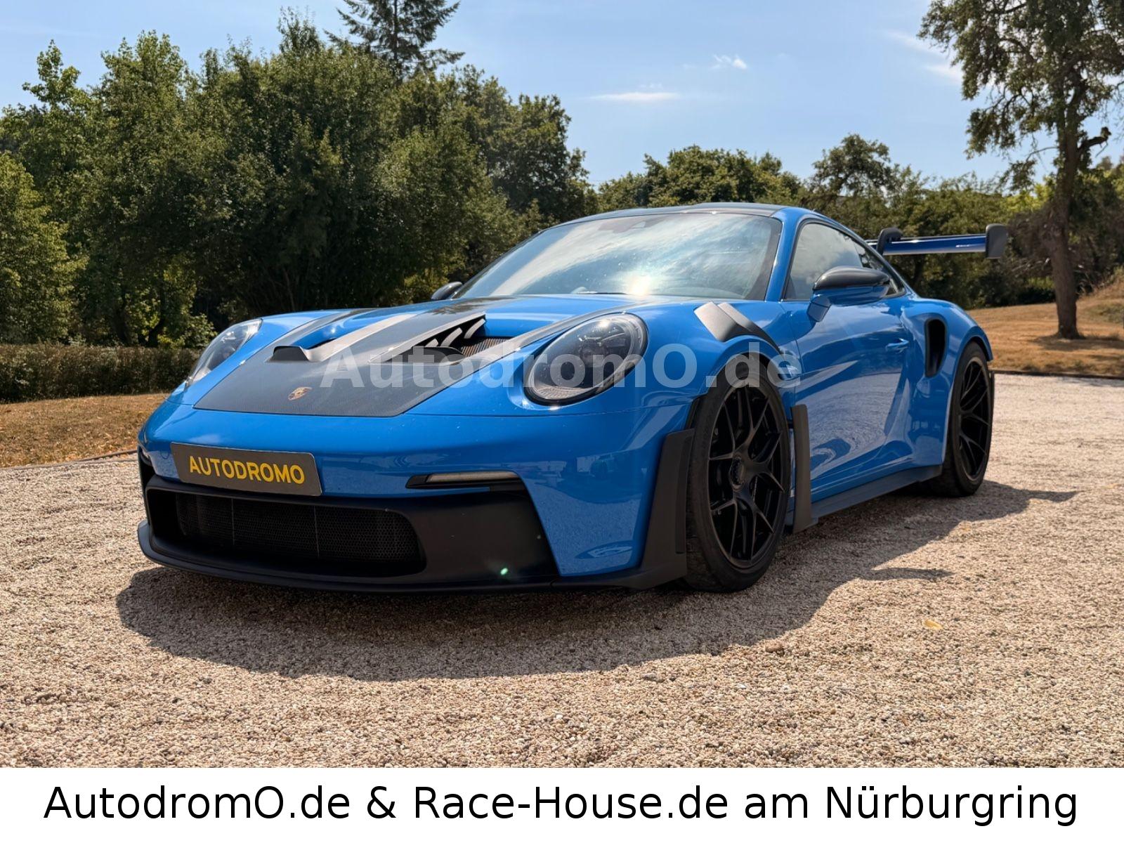 Porsche 992 GT 3 RS Weissach 1. Hand dt. sharkblue