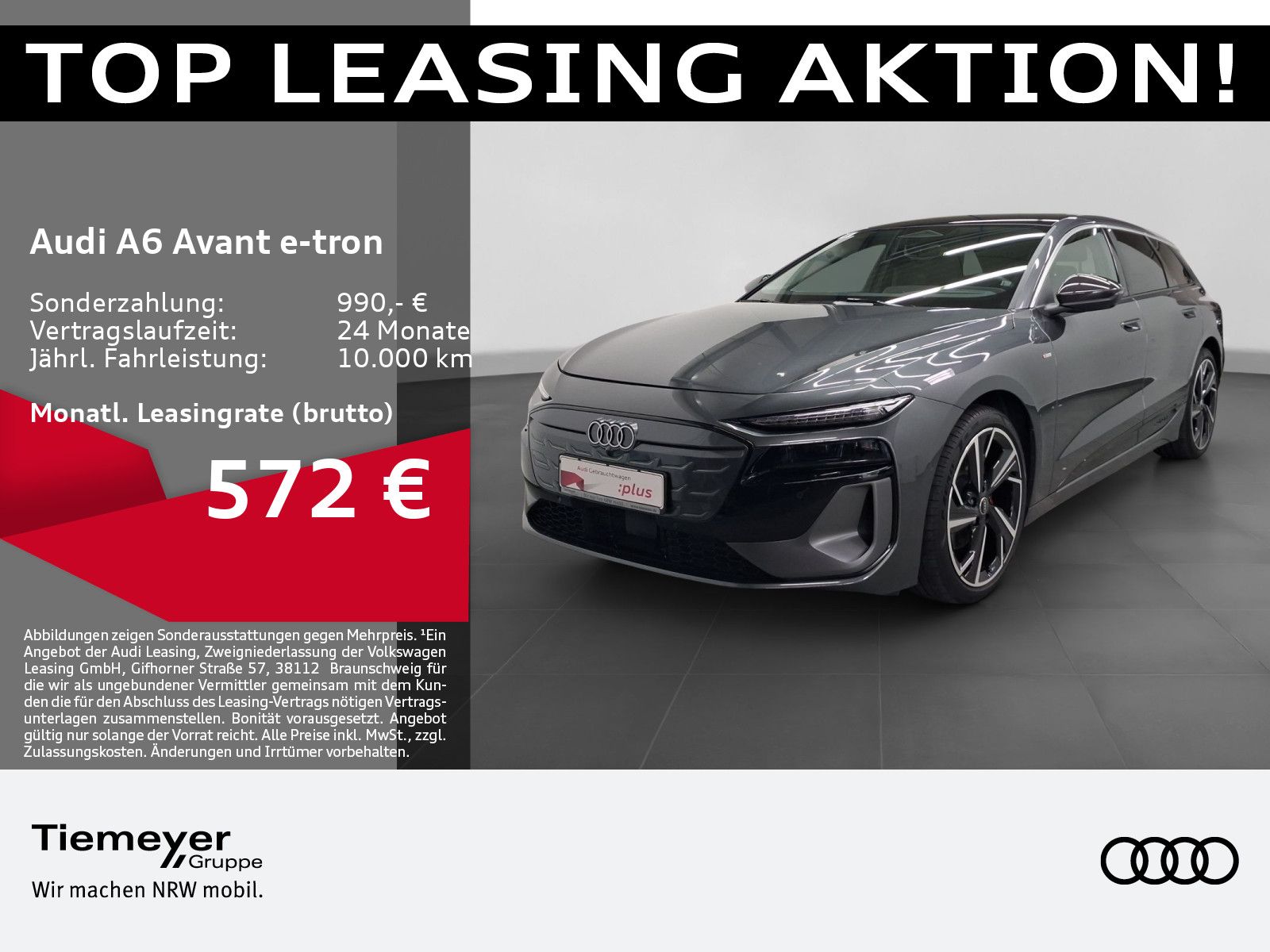 Audi A6 Avant e-tron S LINE PANO LM21 LEDER B&O